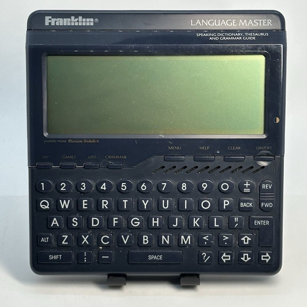 Vintage Franklin LM-6000 The Speaking Language Master Dictionary Tested Working!